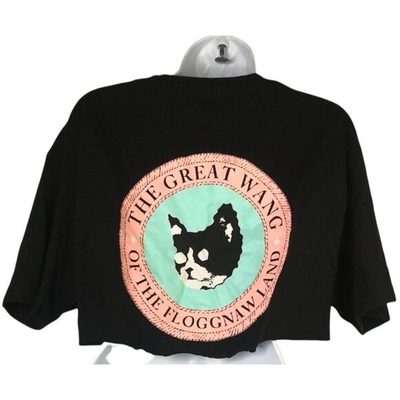 Golf X Odd Future Great Wang of The Floggnaw Land Crop T-Shirt Top Cat Flog Gnaw - Picture 3 of 9